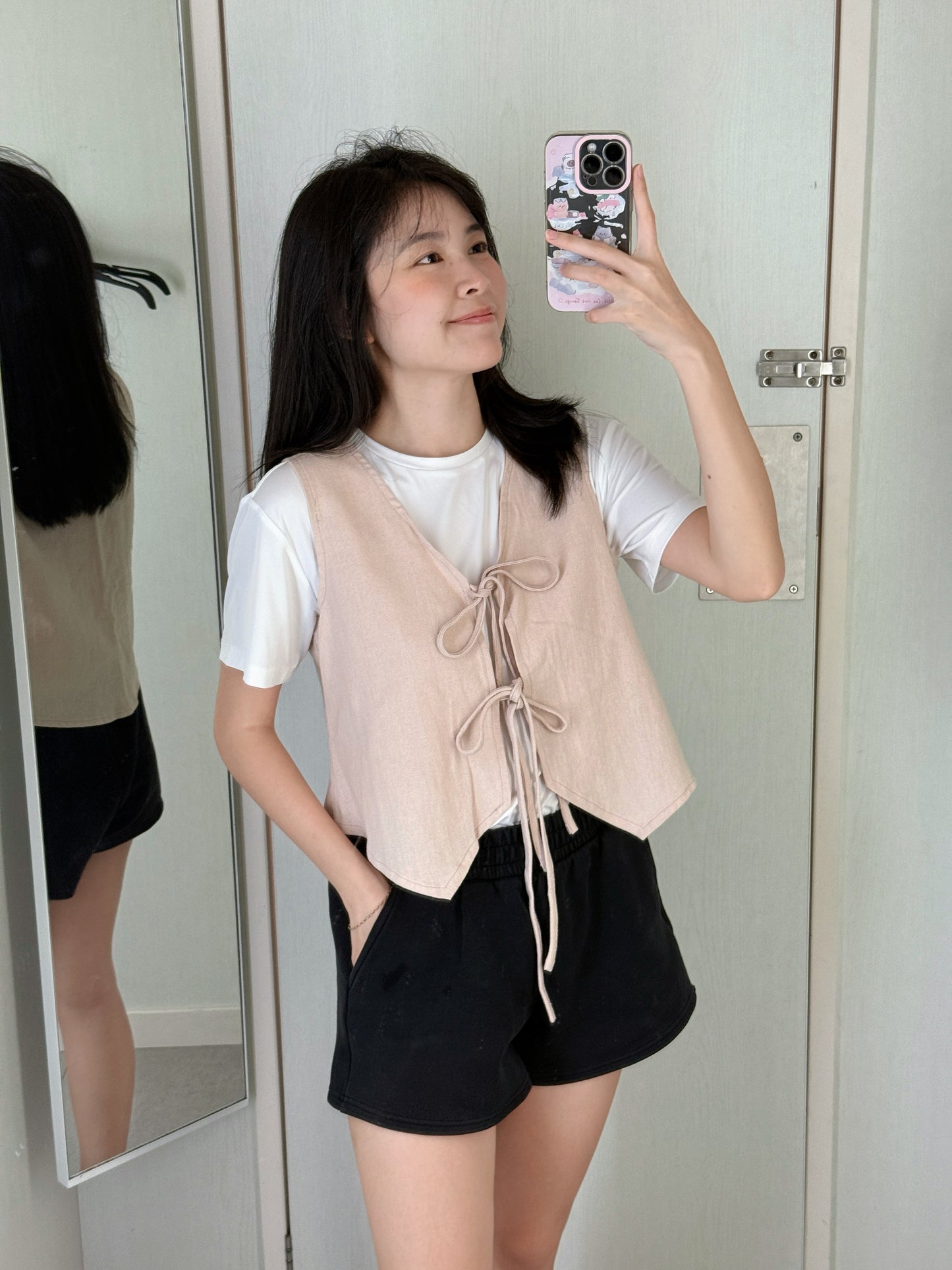 Layer me up(pink color vest)