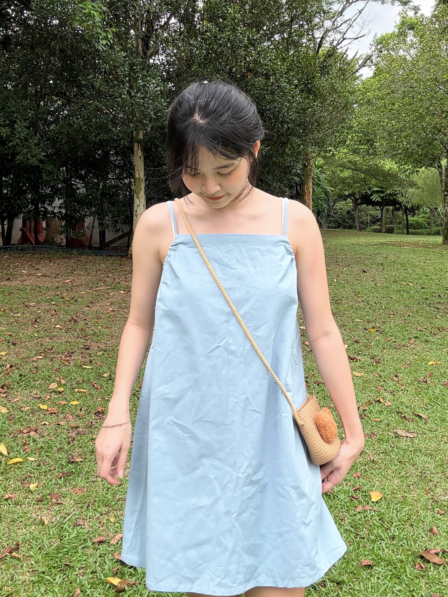 Mini dress(blue color)