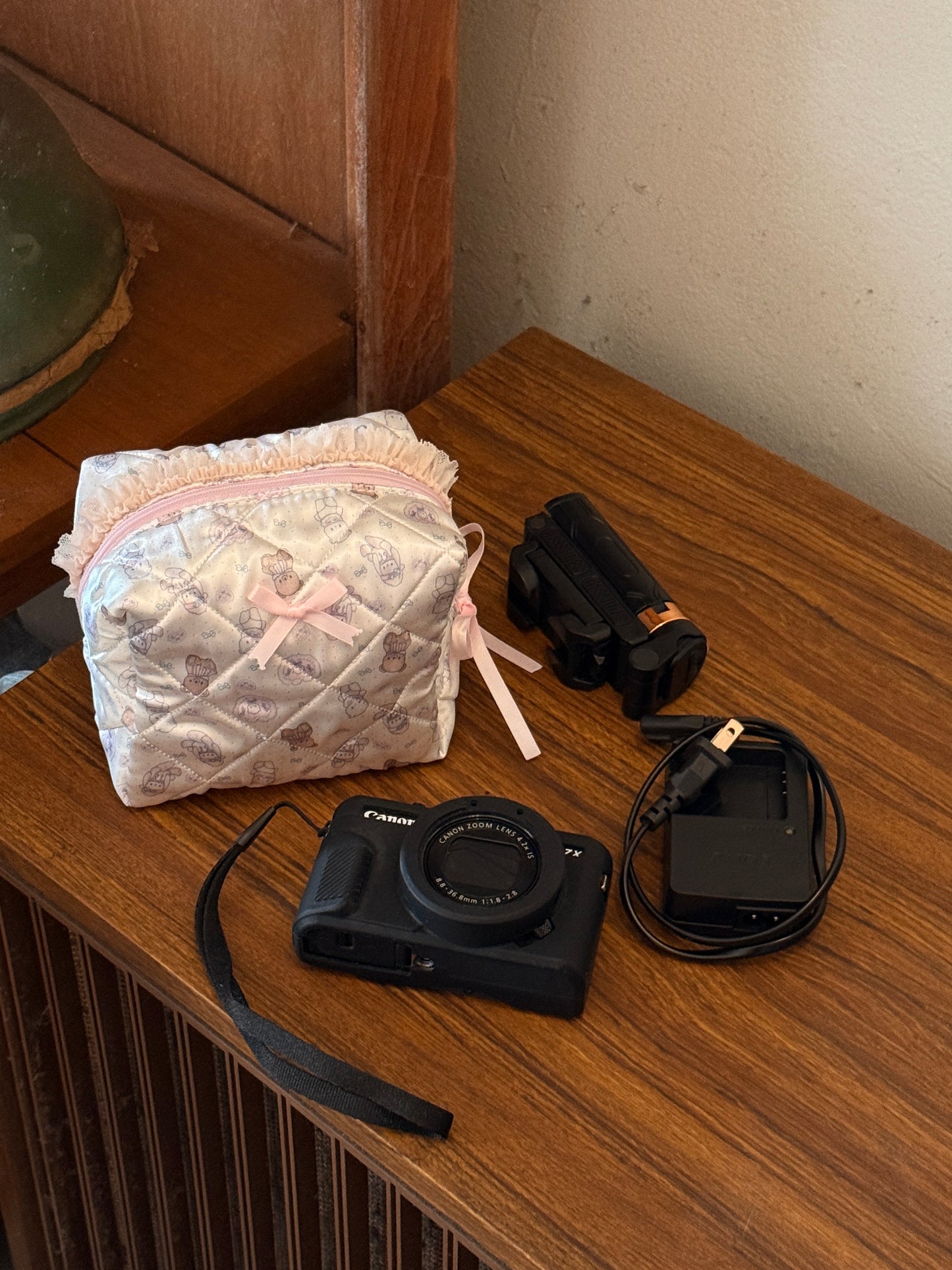 Champagne Bear Pouch