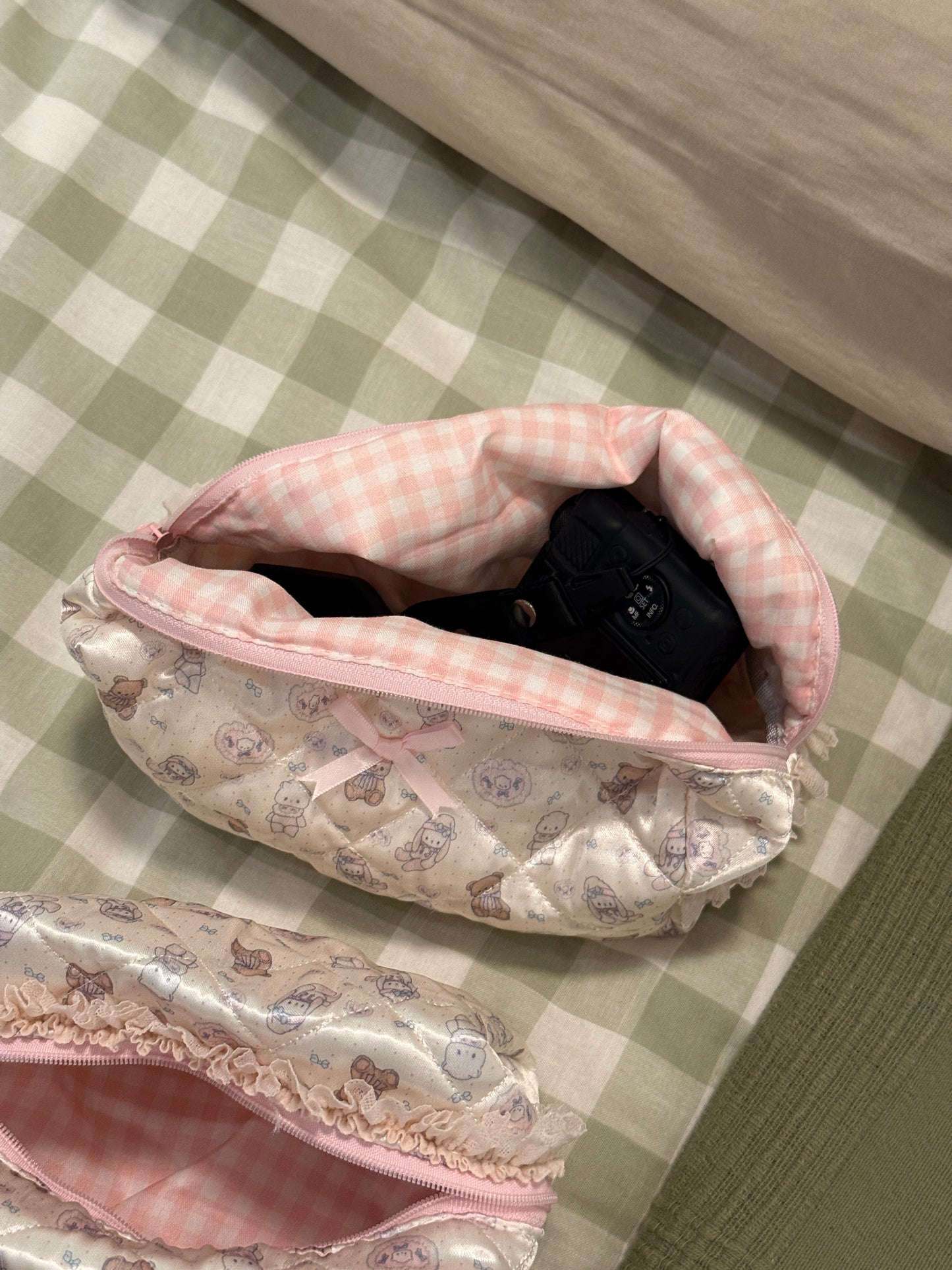 Champagne Bear Pouch