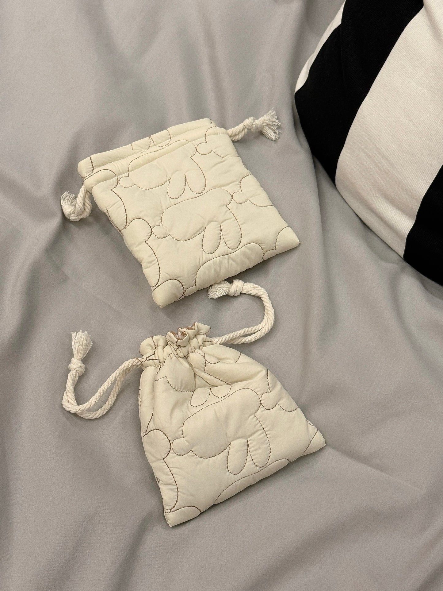 Moon Bunny Drawstring Pouch