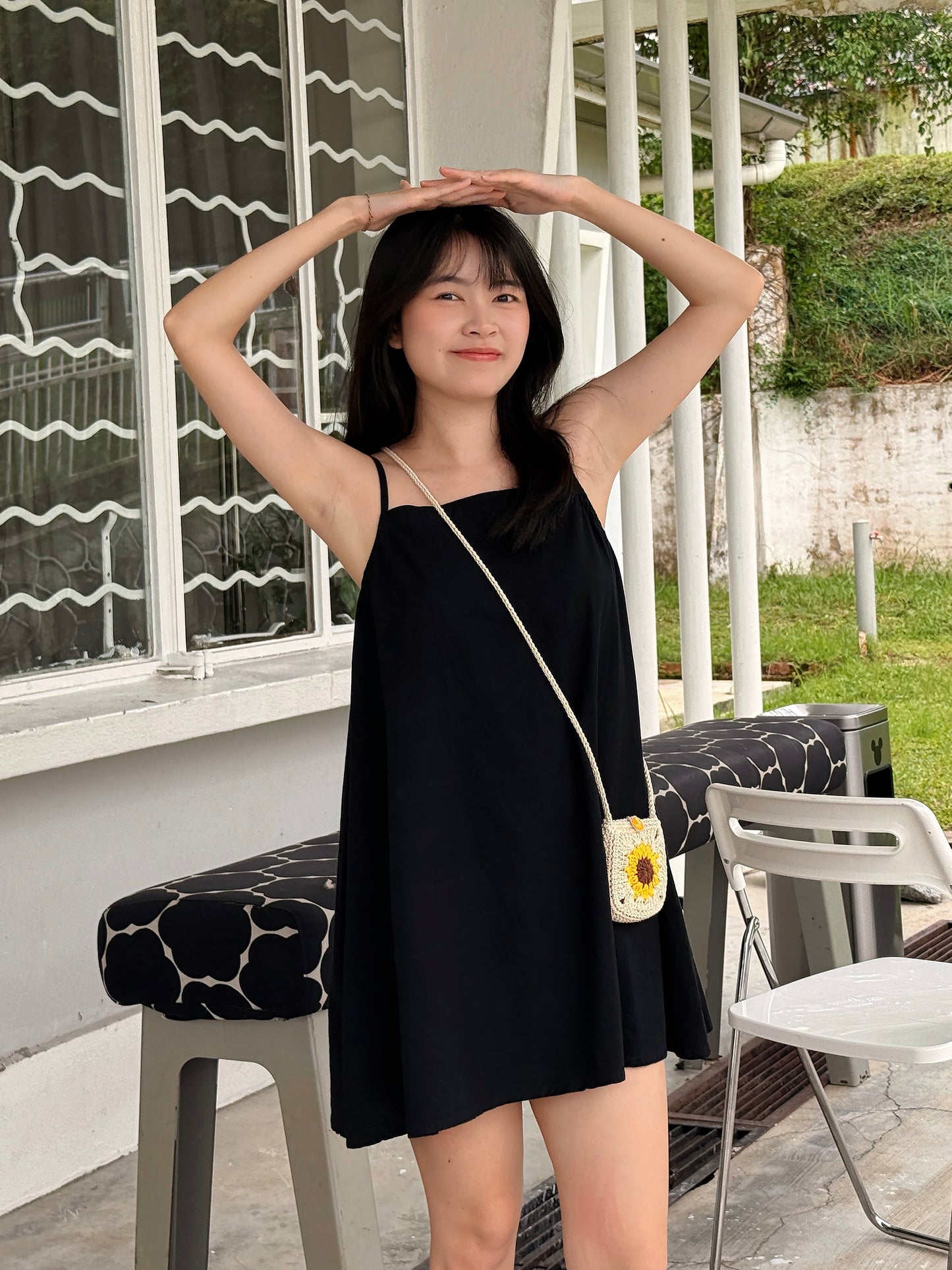 Mini dress(black color)