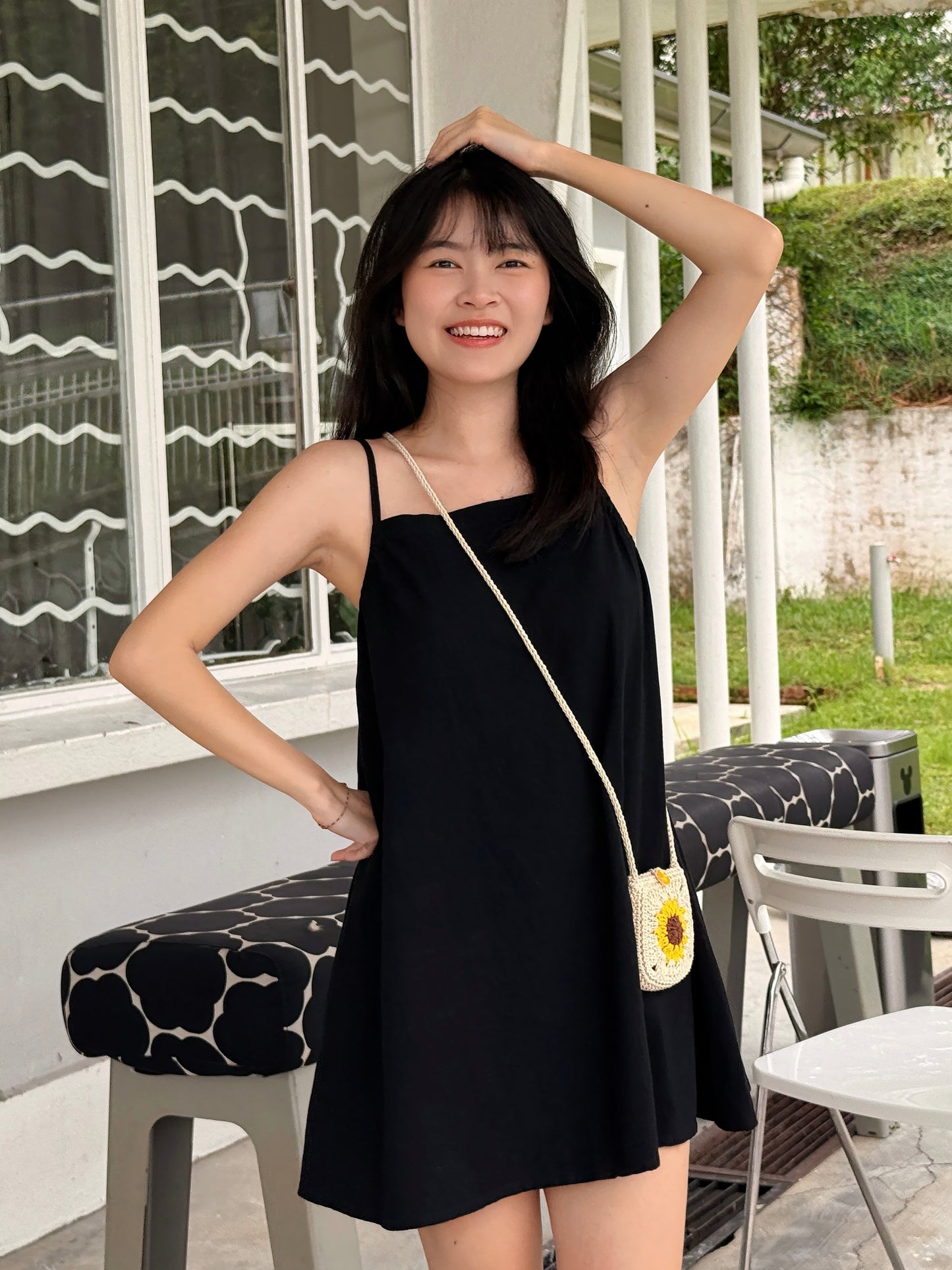 Mini dress(black color)