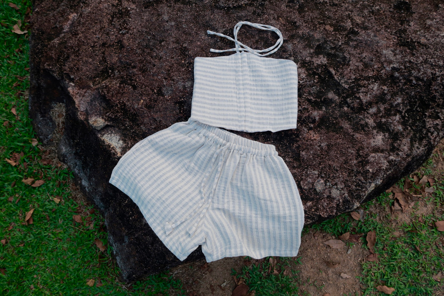 Beach set (blue bottom)