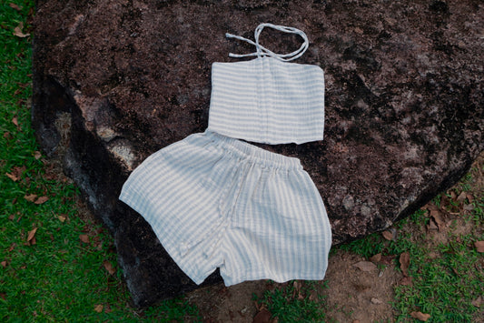 Beach set (blue bottom)