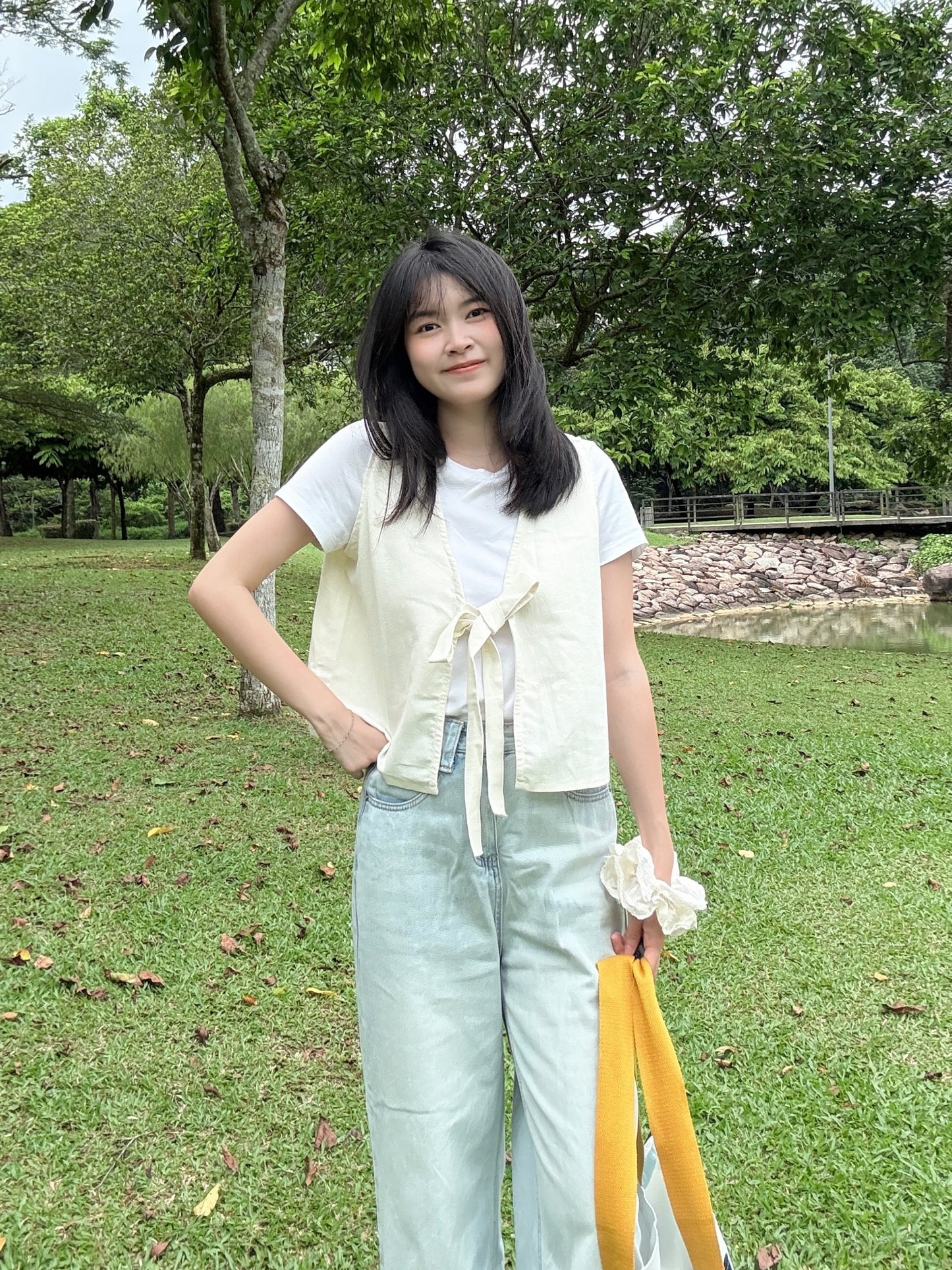 Layer me up(beige color vest)