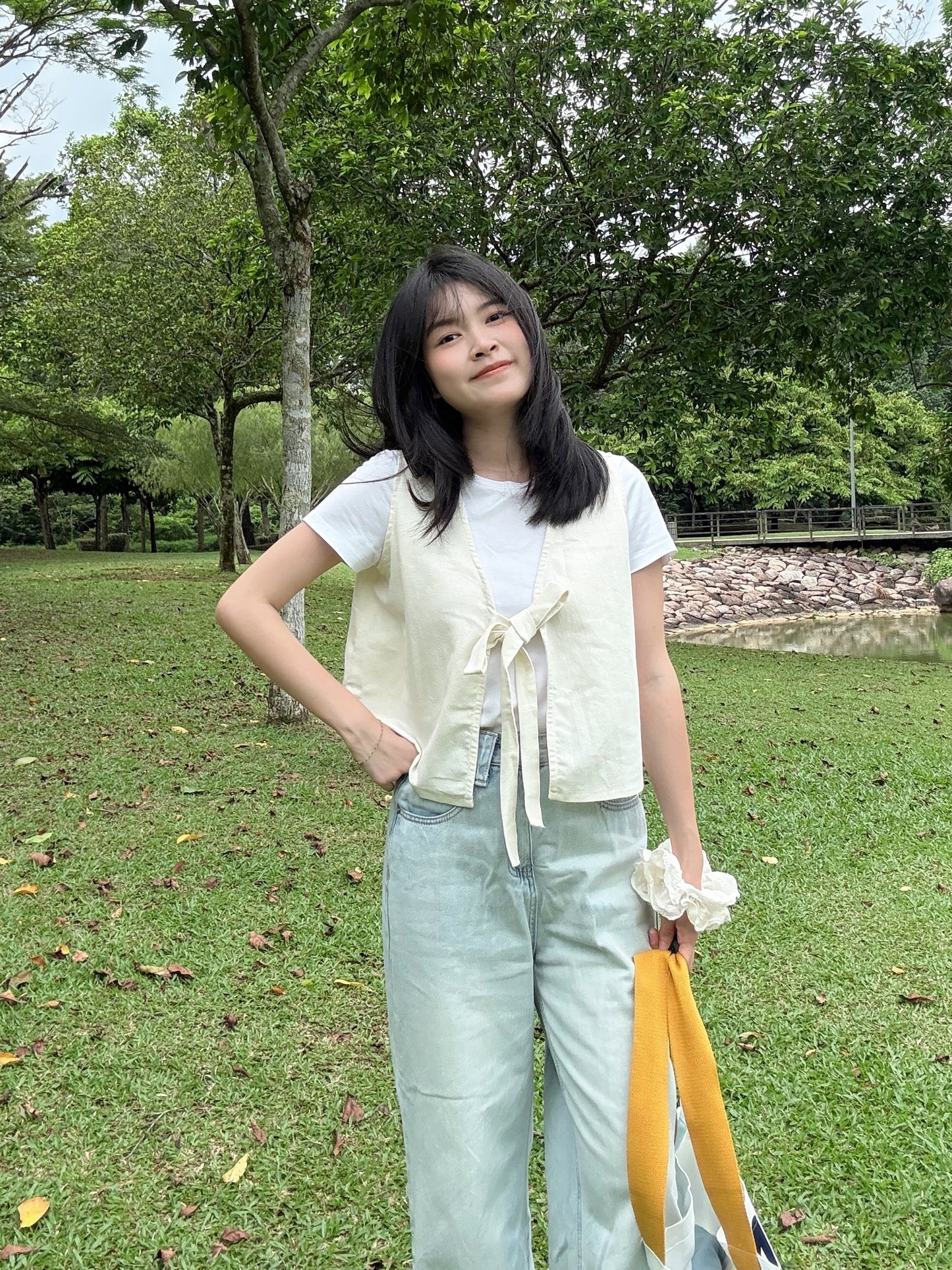 Layer me up(beige color vest)