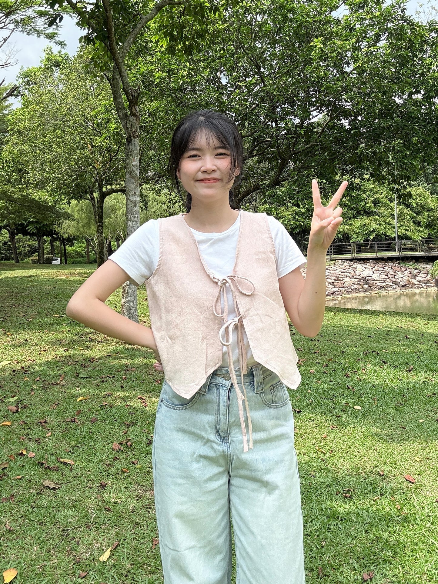 Layer me up(pink color vest)