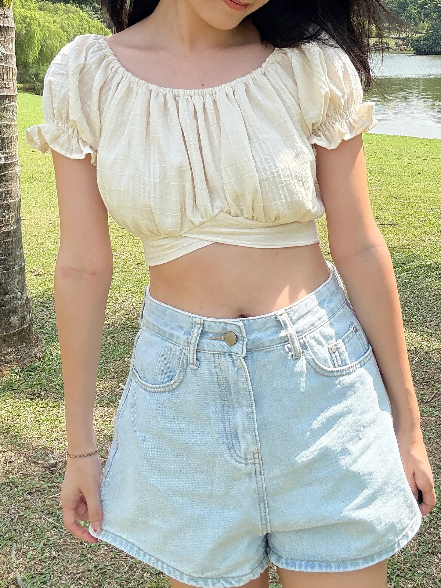 Puffy cloud shirt(beige)