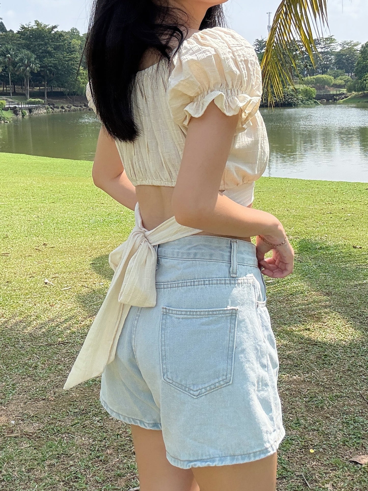 Puffy cloud shirt(beige)